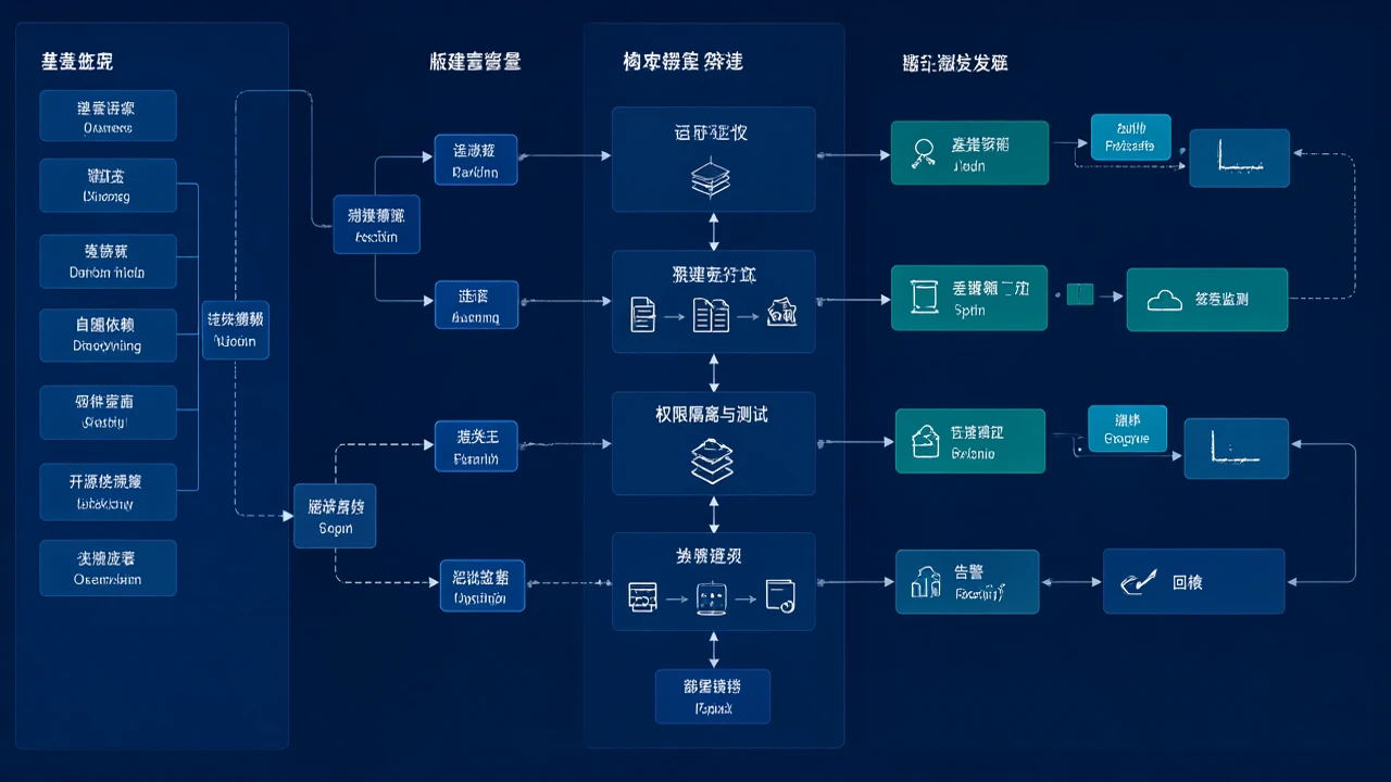 企业AI应用供应链安全与可追溯交付架构示意图