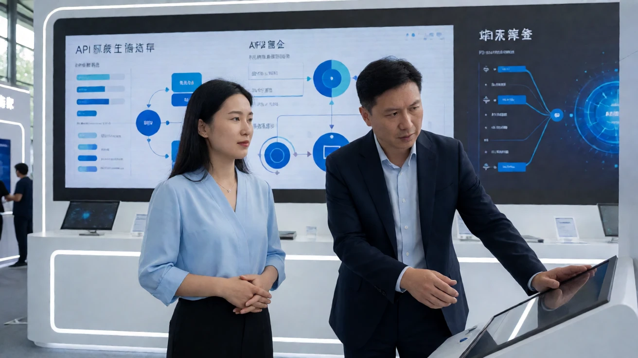 企业团队在数贸会Token专区评估大模型方案