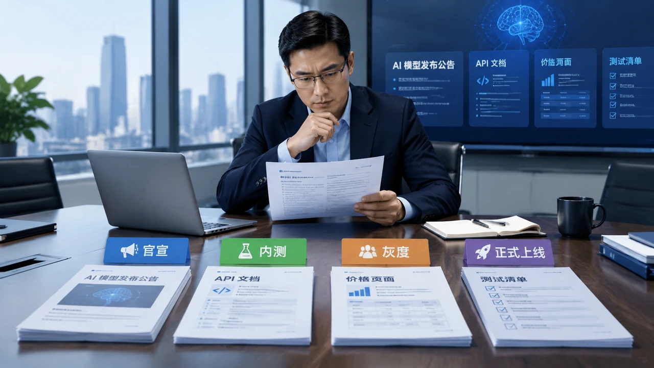 企业团队核对AI产品发布状态与采购证据