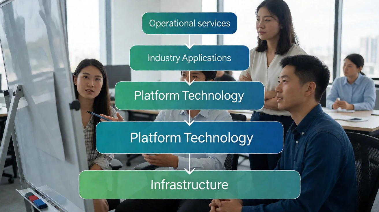 数字经济产业链四层机会分析场景