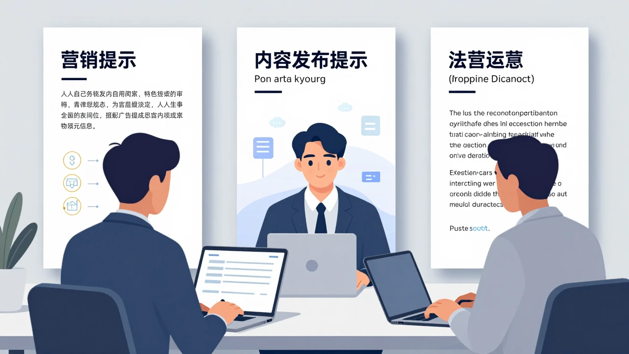 企业团队审核带有AI生成标识的营销内容
