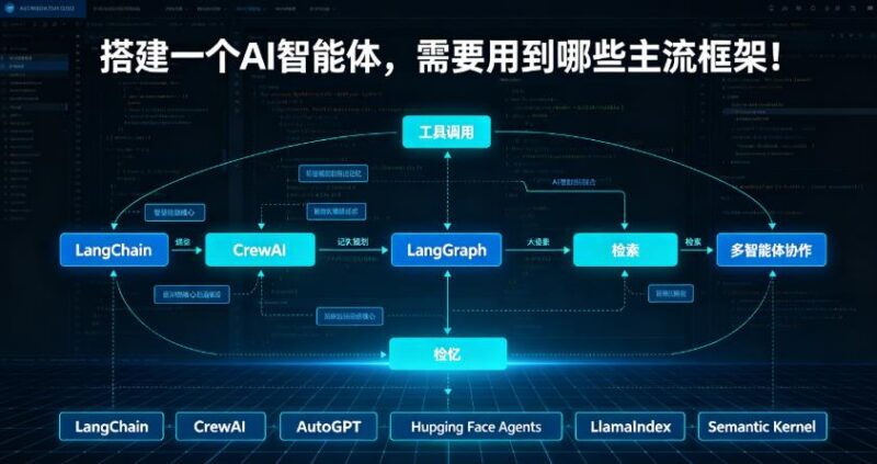 2026年AI智能体搭建完全教程：主流框架、环境配置、代码实战与部署上线