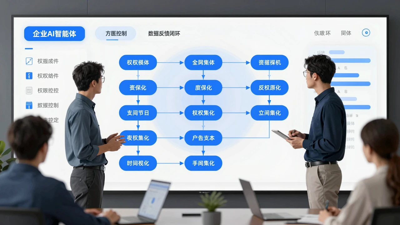 企业AI智能体工作流中的权限、流程与数据闭环